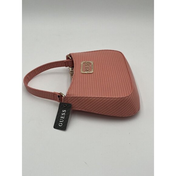 Guess Glen Mini Hobo Bag Fuji Sunrise New W/Tags With Detachable Crossbody Chain - Picture 5 of 11